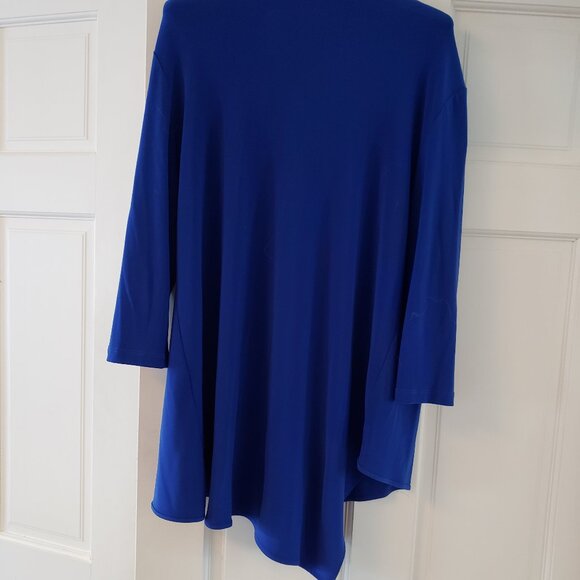 Cobalt Jersey Ribkoff Long-sleeved Tunic - Picture 2 of 3